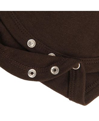 Newborn Boys and Girls Brown Cleveland Browns Team Logo Bodysuit