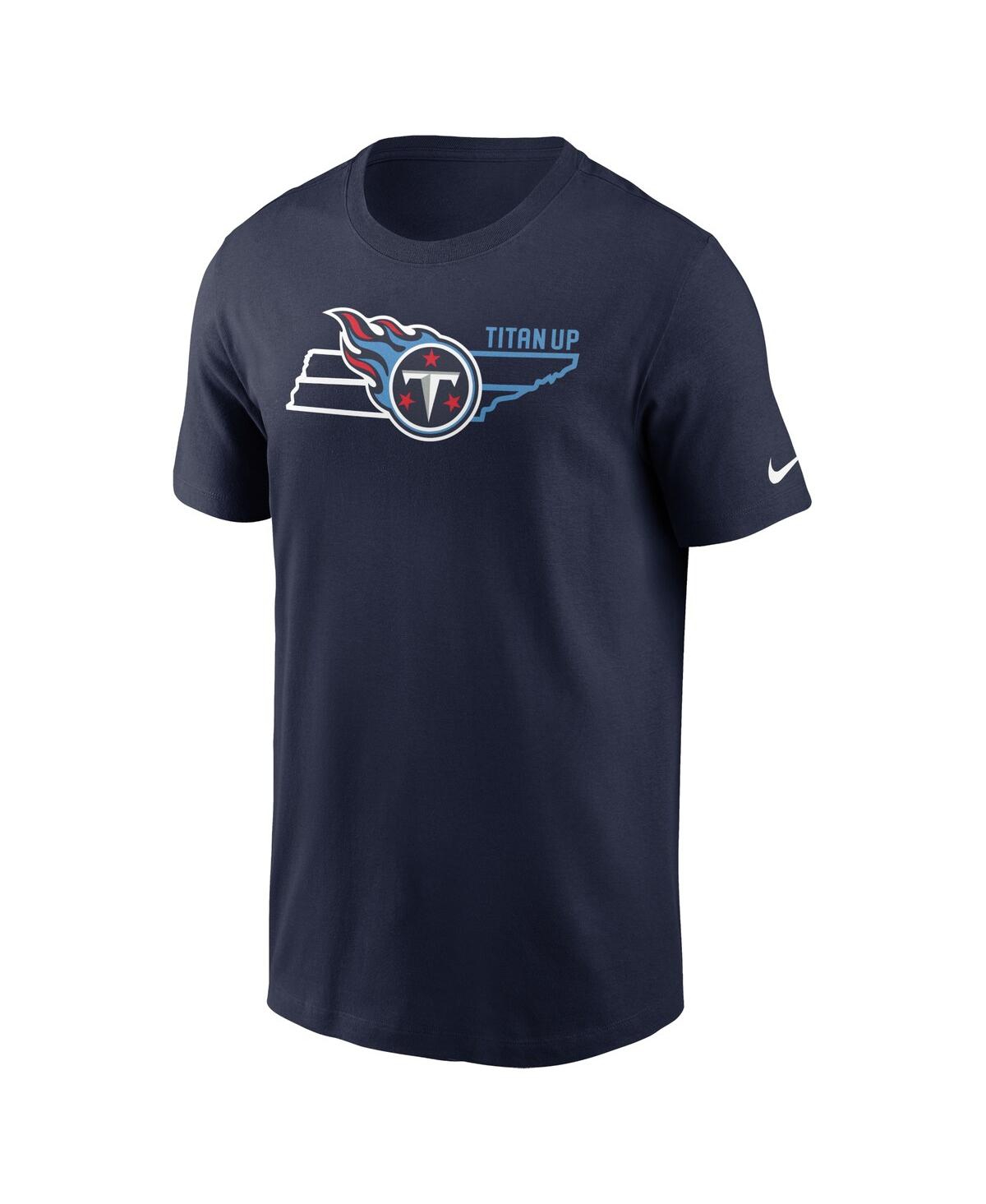 Nike Men's Local Phrase Essential (nfl Tennessee Titans) T-shirt In Navy