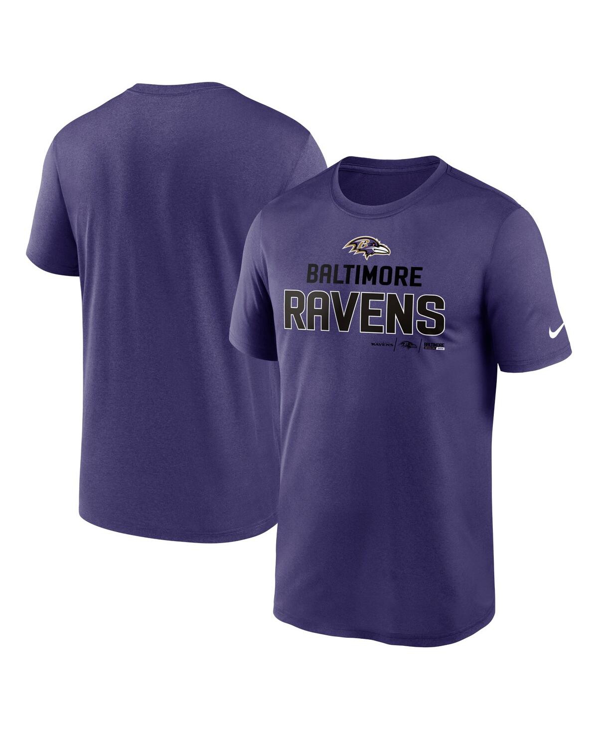 Shop Nike Men's  Purple Baltimore Ravens Legend Community Performance T-shirt