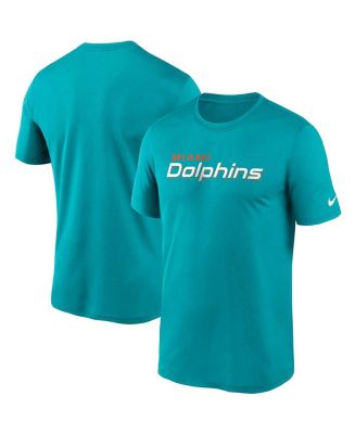 Nike Men's Aqua Miami Dolphins Wordmark Legend Performance T-shirt - Macy's