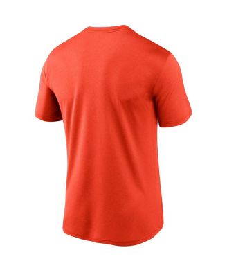 Men's Orange Cleveland Browns Logo Essential Legend Performance T-shirt