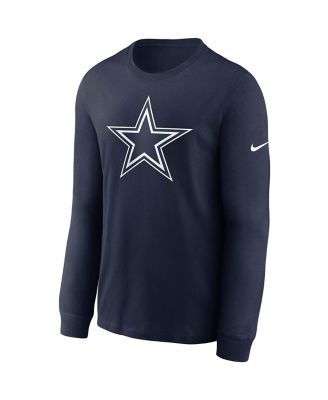 Nike Men's Navy Dallas Cowboys Primary Logo Long Sleeve T-shirt - Macy's