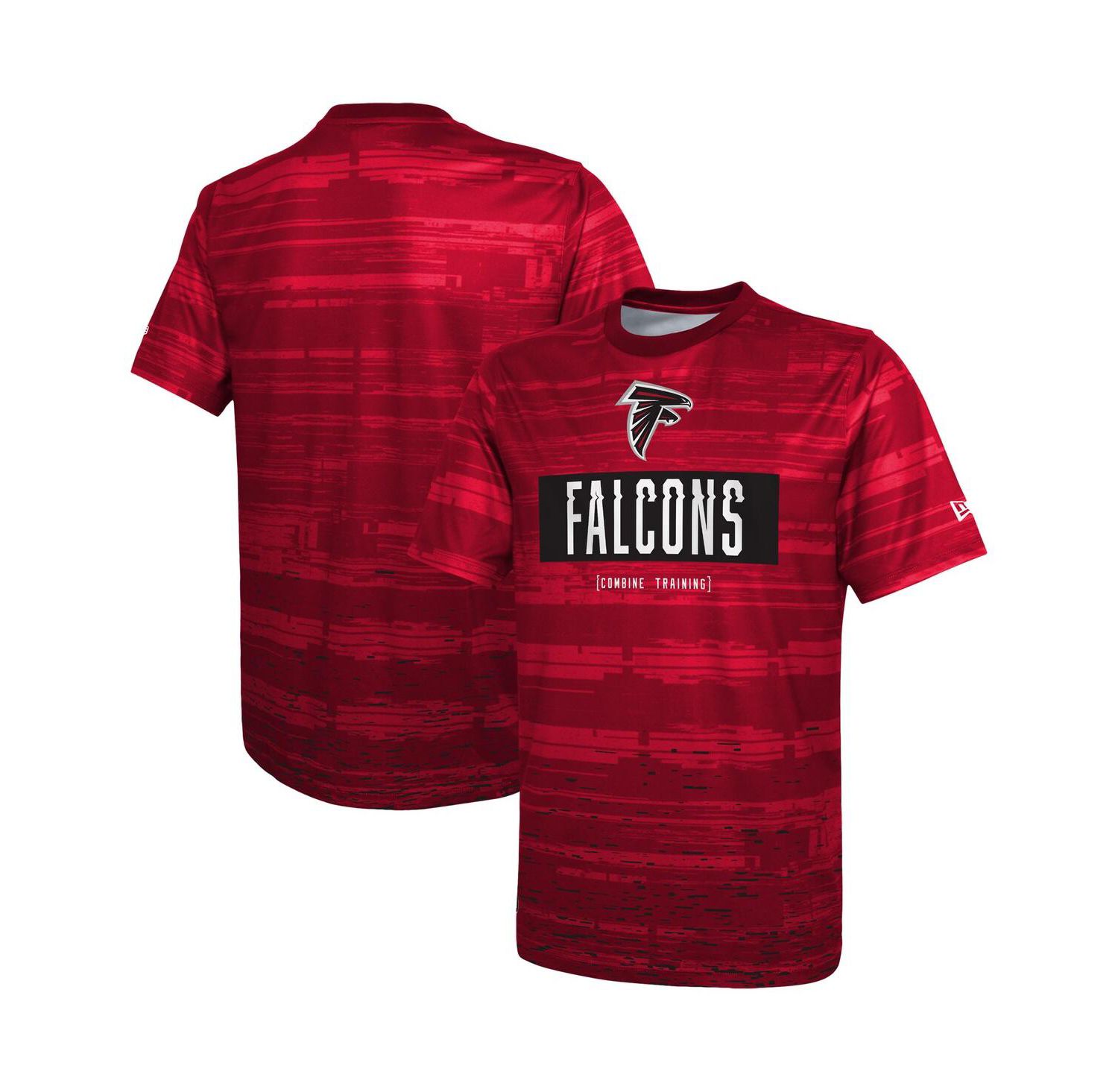 Men's Red Atlanta Falcons Combine Authentic Sweep T-shirt