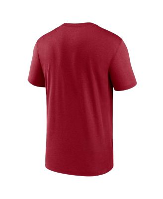Men's Cardinal Arizona Cardinals Horizontal Lockup Legend T-shirt