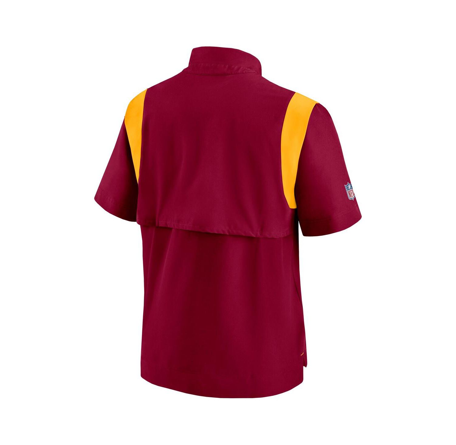 Men's Burgundy Washington Commanders Coaches Chevron Lockup Pullover Top