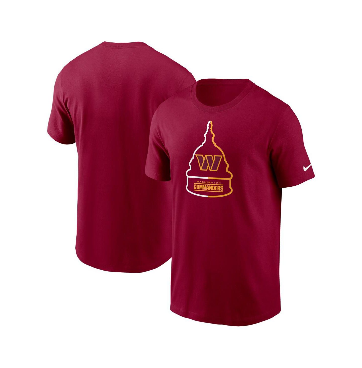 Мужская футболка Nike Burgundy Washington Commanders Essential Local Phrase — фото 2