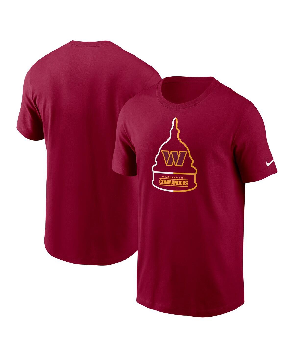 Shop Nike Men's  Burgundy Washington Commanders Essential Local Phrase T-shirt
