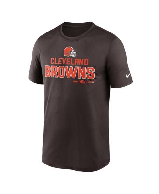 Men's Brown Cleveland Browns Legend Community Performance T-shirt