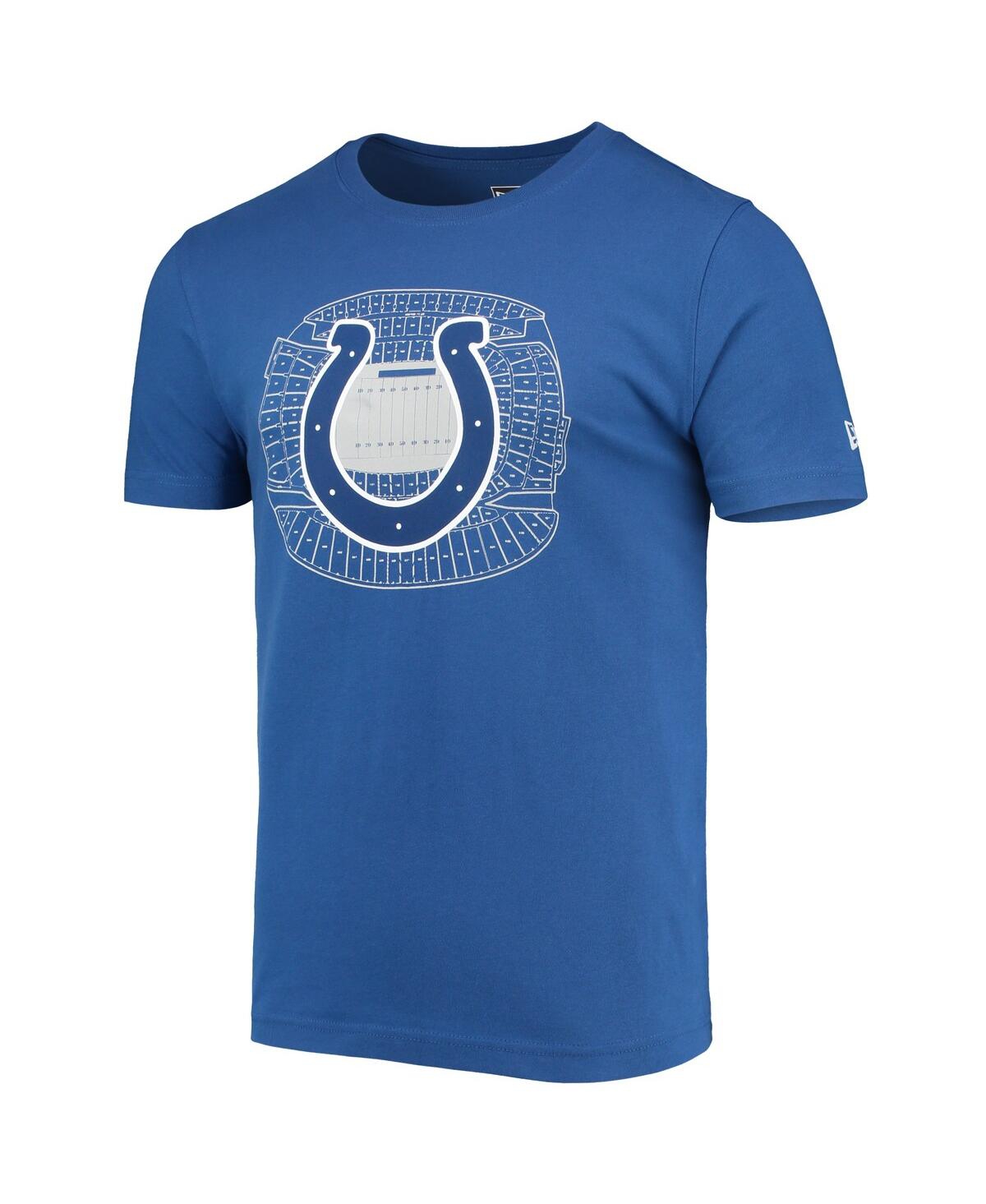 Shop New Era Men's  Royal Indianapolis Colts Stadium T-shirt
