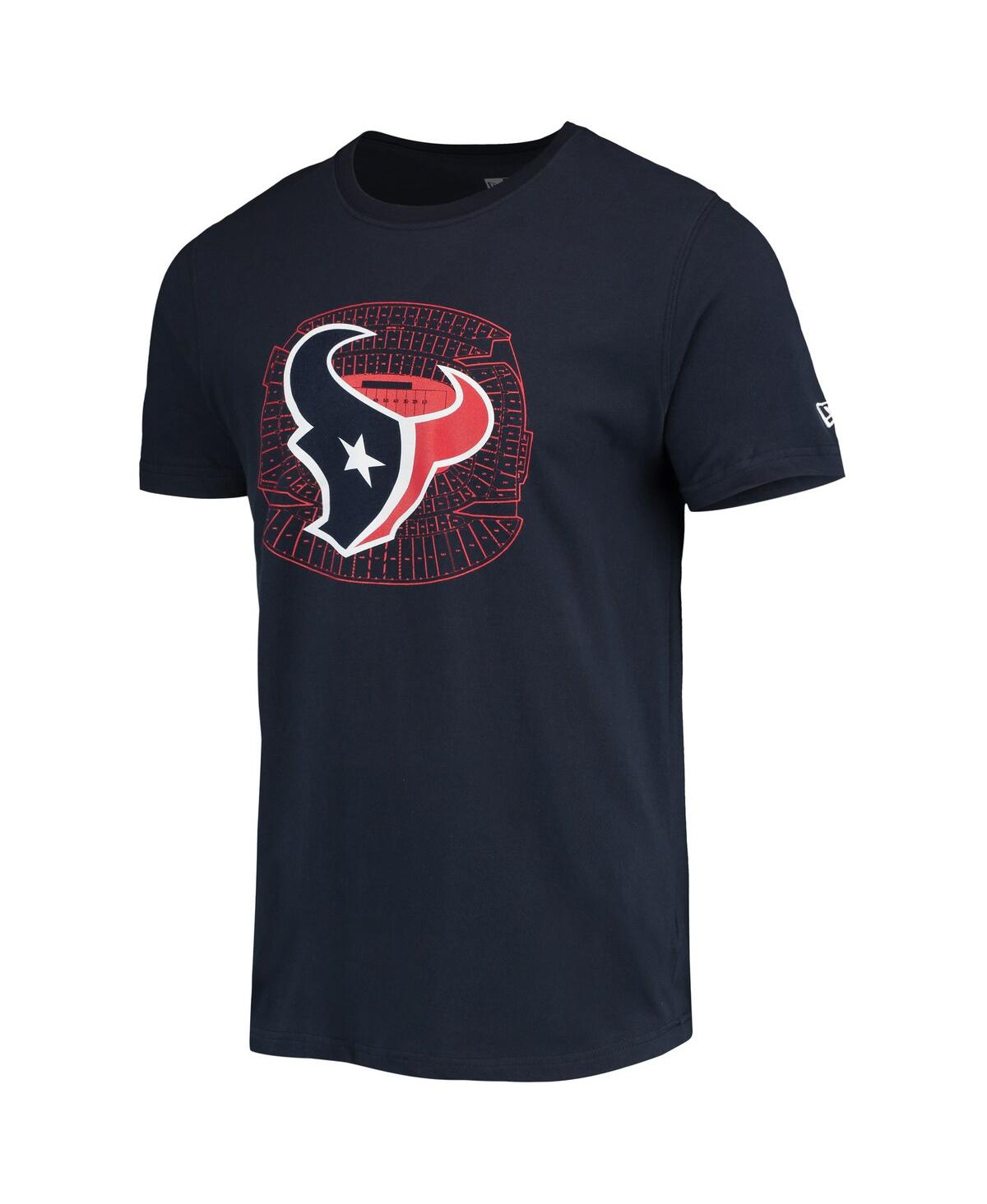 Shop New Era Men's  Navy Houston Texans Stadium T-shirt