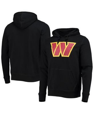 Men's '47 Black Washington Commanders Imprint Headline Pullover Hoodie
