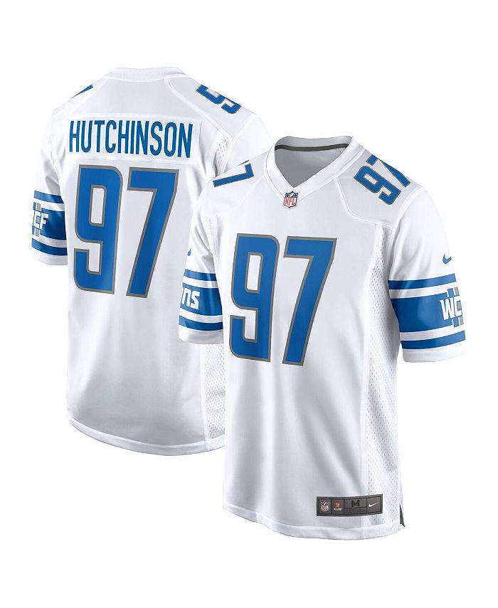 Nike Men's Aidan Hutchinson White Detroit Lions 2022 NFL Draft