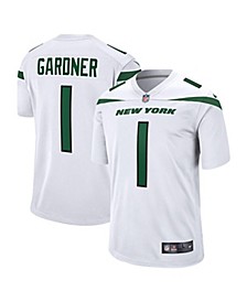 Men's Ahmad Sauce Gardner White New York Jets 2022 NFL Draft First Round Pick Game Jersey