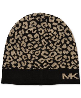 Michael Kors - Metallic Leopard Beanie
