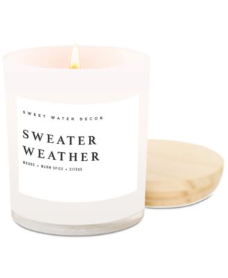Sweet Water Decor - Sweater Weather Jar Candle, 11-Oz.