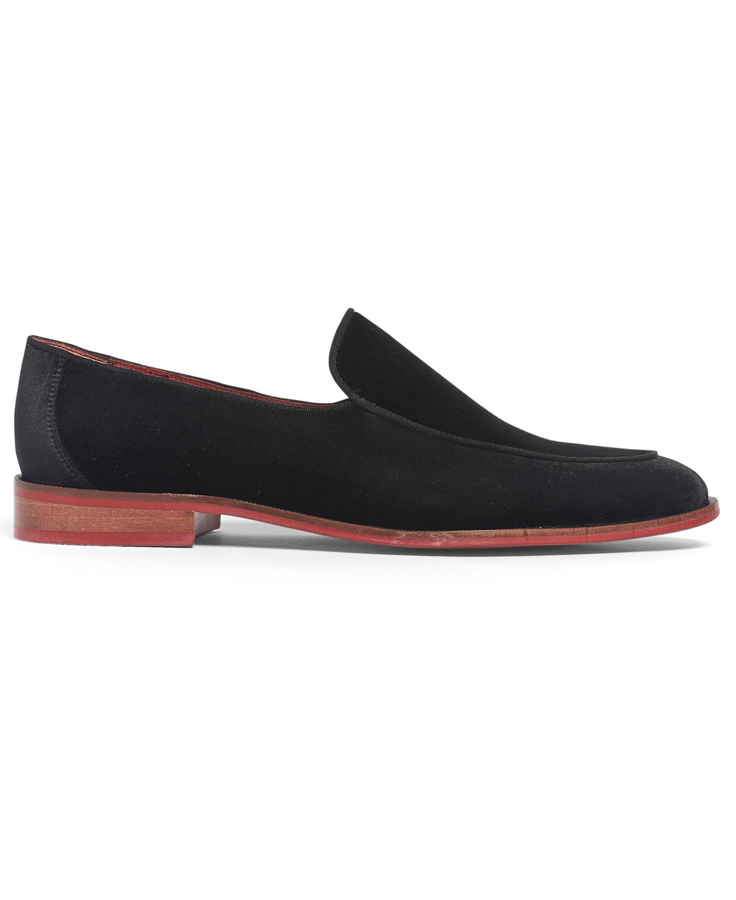 Мужские туфли Carlos by Carlos Santana Prince Velvet Slip-On Wedding Loafer, цвет: Чёрный — фото 2