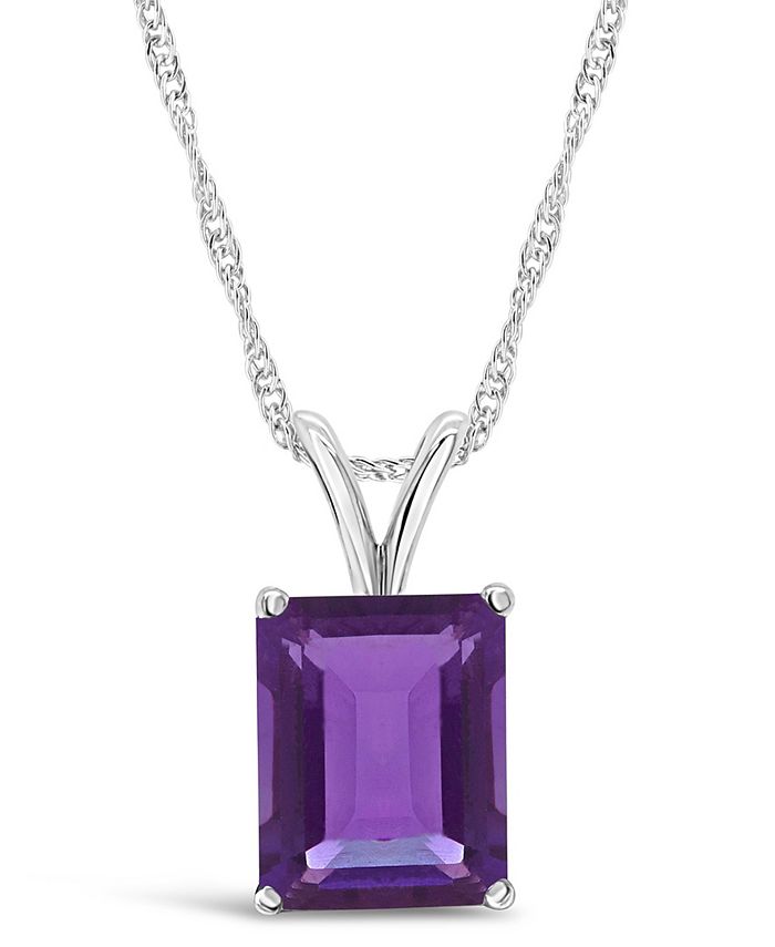 Amethyst shop necklace macys
