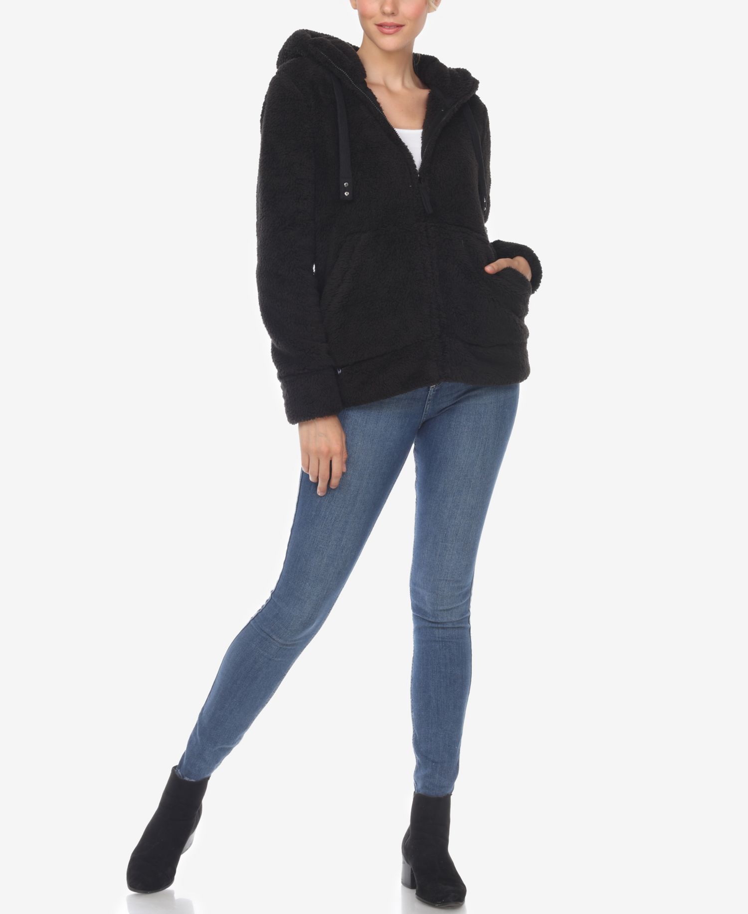 Women's Hooded Sherpa Jacket