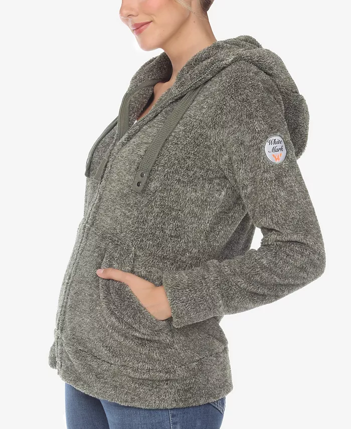 Women's Hooded Sherpa Jacket - thumbnail 3