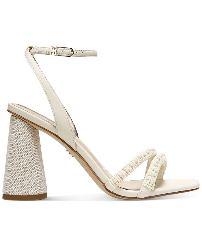 Sam Edelman Women's Kia Beaded Strappy Dress Sandals Macy's