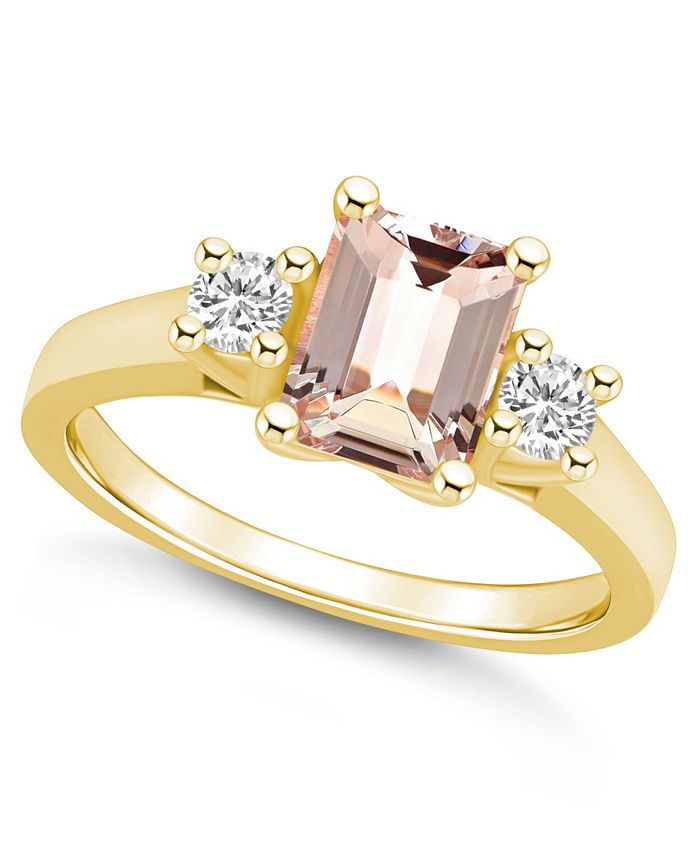 Macys morganite outlet ring