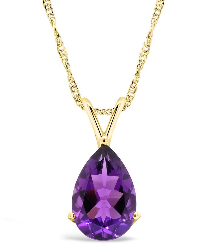 Amethyst best sale jewelry macy's