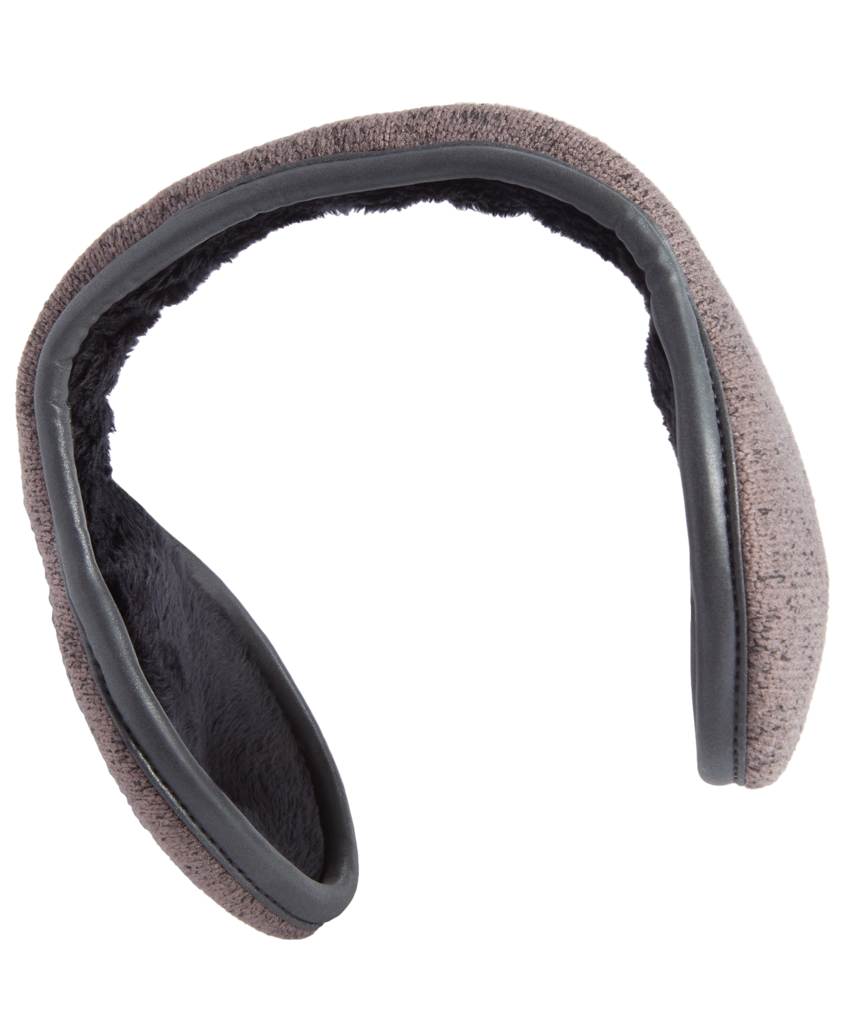 Ur Gloves Men's Sweater-knit Ear Warmers In Grey Multi