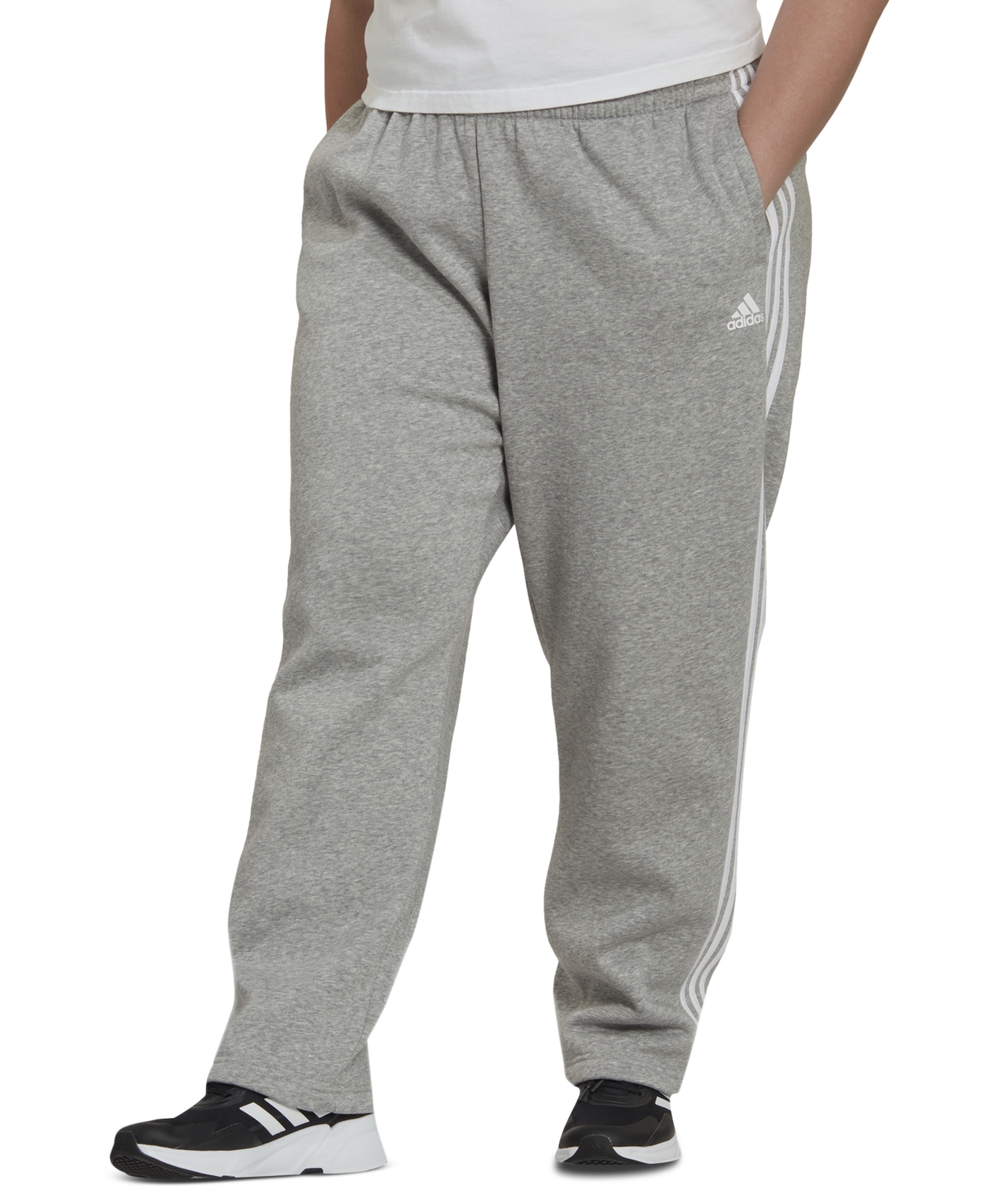 adidas Plus Three-Stripe Pull-On Pants