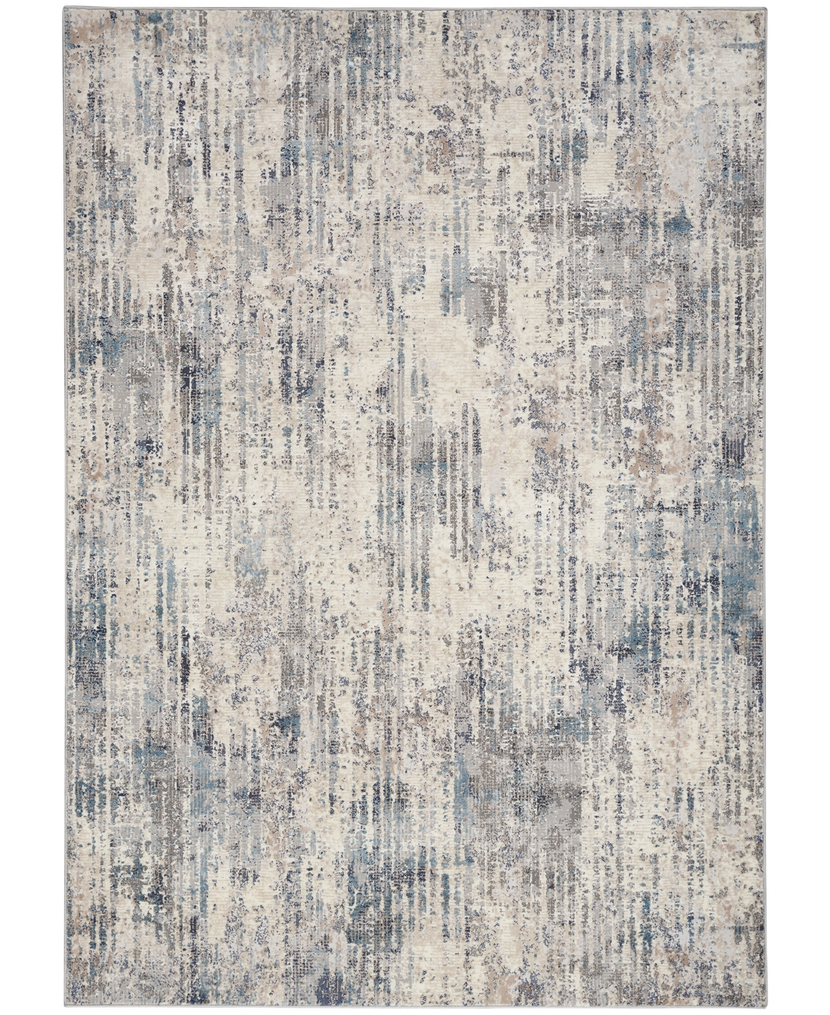 Calvin Klein CK022 Infinity IFN04 5'3in x 7'3in Area Rug - Ivory, Gray