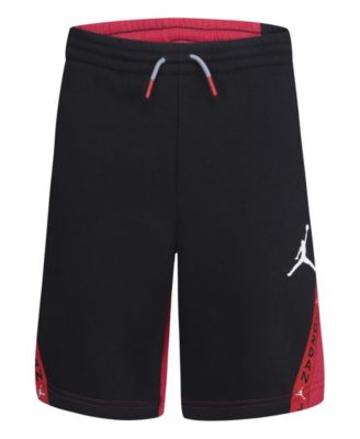 Jordan Big Boys Drawstring Vertical Tape Fleece Shorts Macy s