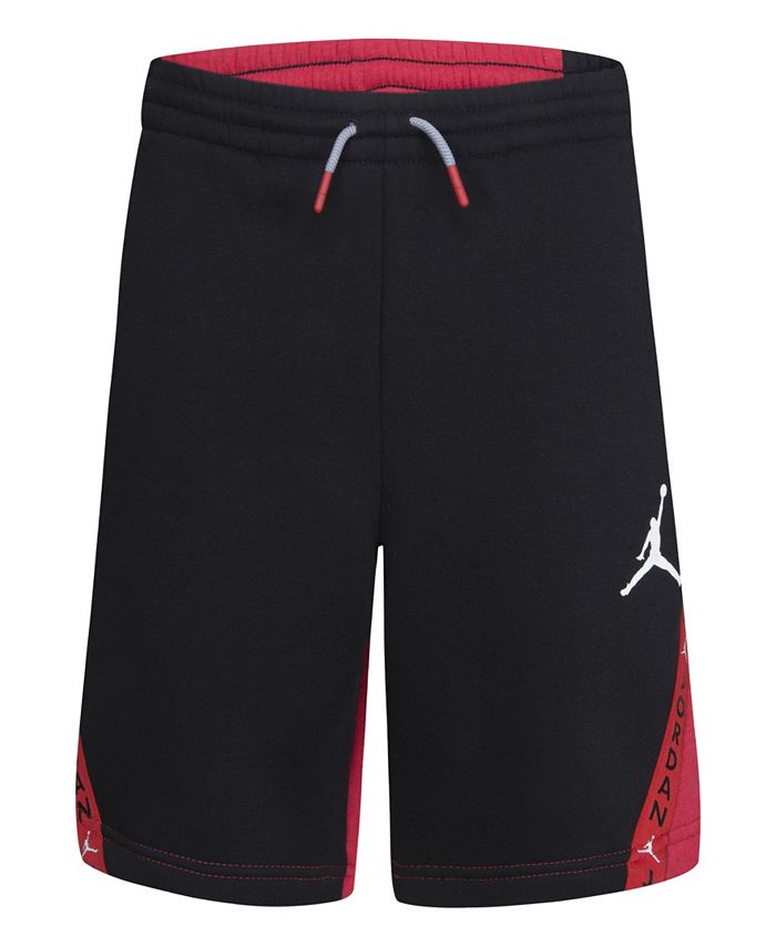 Jordan Big Boys Drawstring Vertical Tape Fleece Shorts - Macy's