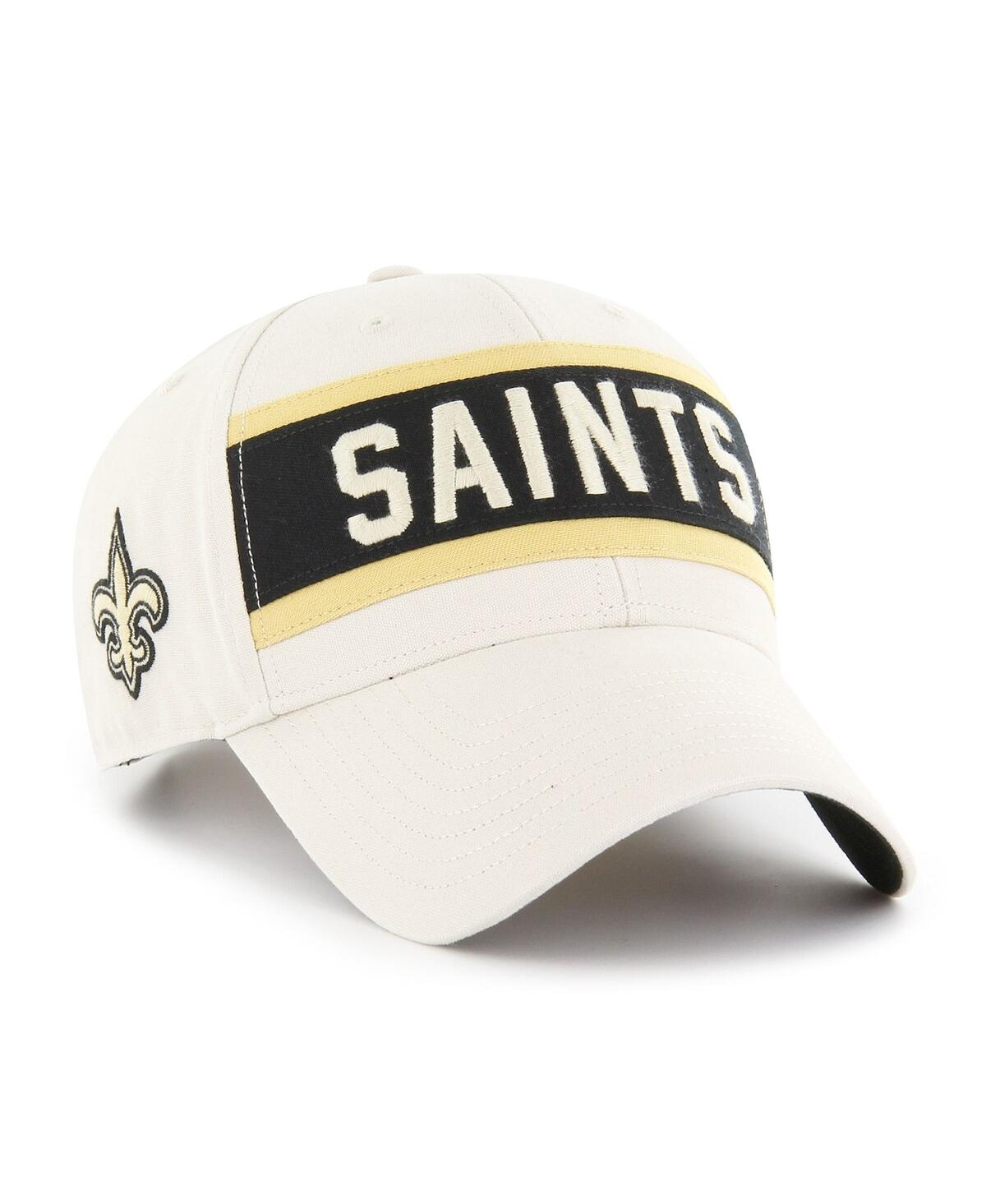 47 Brand Men's '47 Cream New Orleans Saints Crossroad Mvp Adjustable Hat