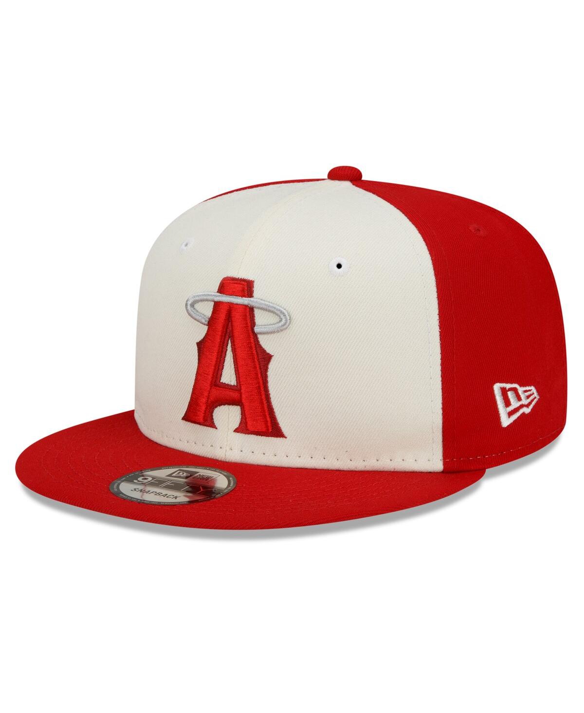 NEW ERA MEN'S NEW ERA RED LOS ANGELES ANGELS CITY CONNECT 9FIFTY SNAPBACK ADJUSTABLE HAT