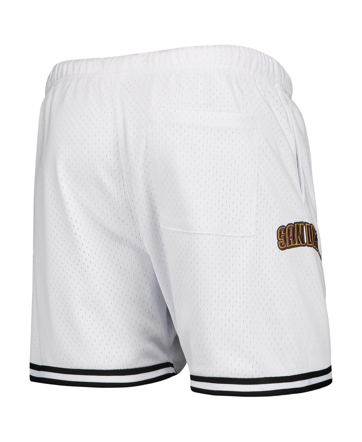 Shop Pro Standard Men's  White San Diego Padres Logo Mesh Shorts