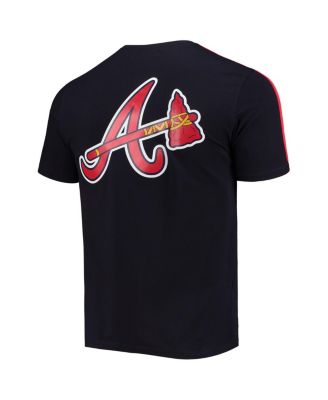 Men's Navy, Red Atlanta Braves Taping T-shirt