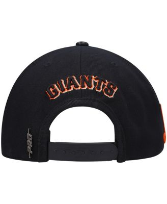 Pro Standard Men's Black San Francisco Giants Stacked Logo Snapback Hat