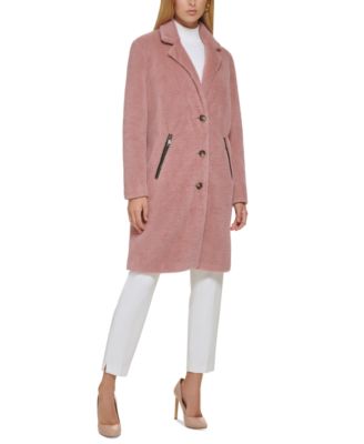 DKNY Women s Petite Teddy Coat Created for Macy s Macy s