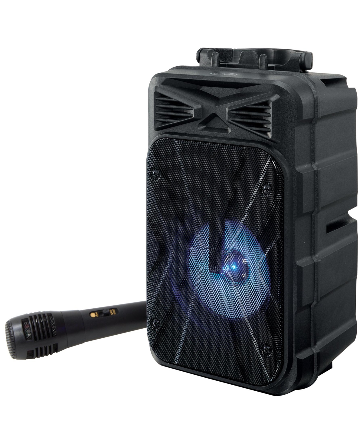 Ilive Bluetooth Tailgate Party Karaoke Speaker, 5.91" X 4.84" In Black