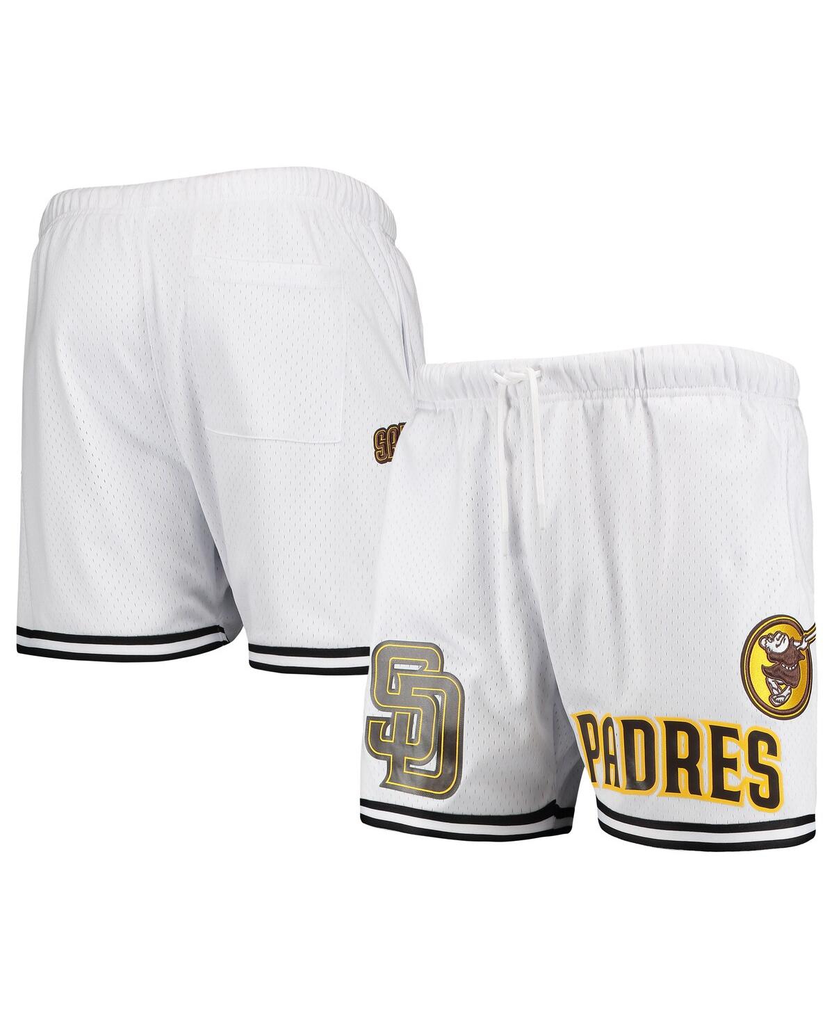 Shop Pro Standard Men's  White San Diego Padres Logo Mesh Shorts