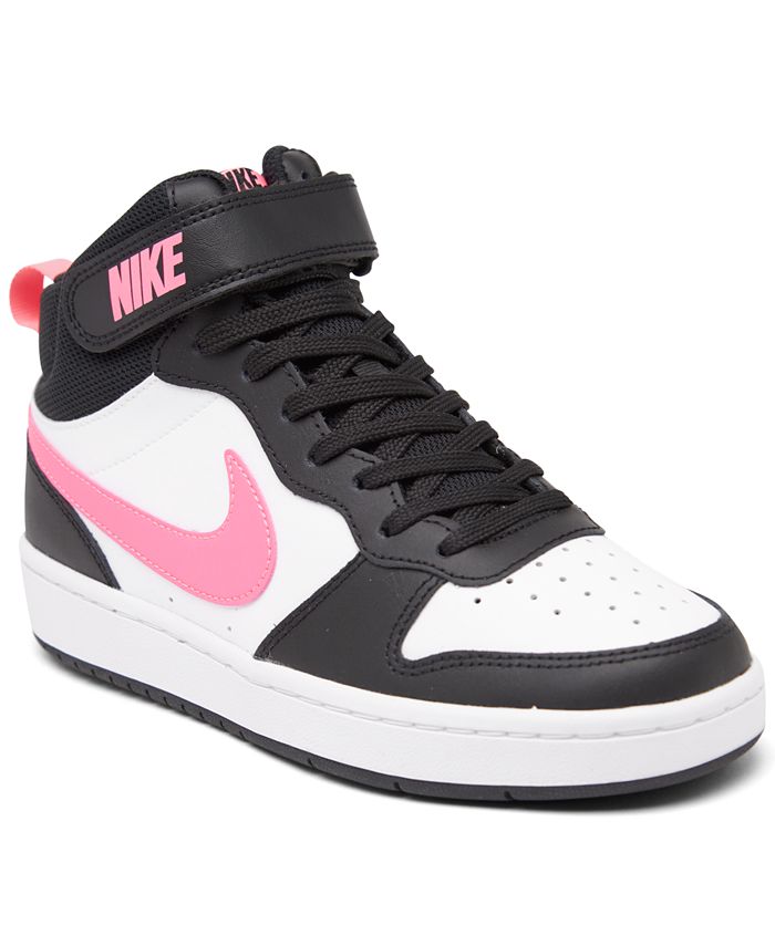 Nike Big Kids Court Borough Mid 2 Casual Sneakers from Finish Line & Reviews - Line Kids' Shoes - Kids -