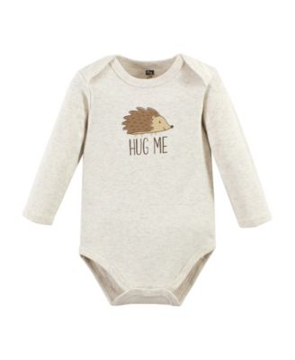 Baby Boys Hudson Unisex Essential Long-Sleeve Cotton Bodysuit Triple Set