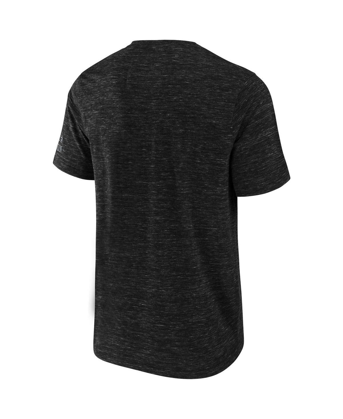 Fanatics Men's Nfl X Darius Rucker Collection By  Black Las Vegas Raiders Slub Jersey Henley Long Sle In Black
