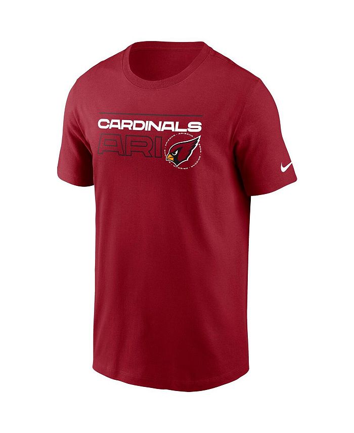 Nike Men's Cardinal Arizona Cardinals Broadcast Essential T-shirt - Macy's