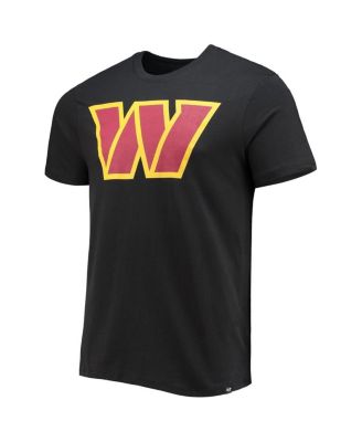 Men's '47 Black Washington Commanders Imprint Super Rival T-shirt