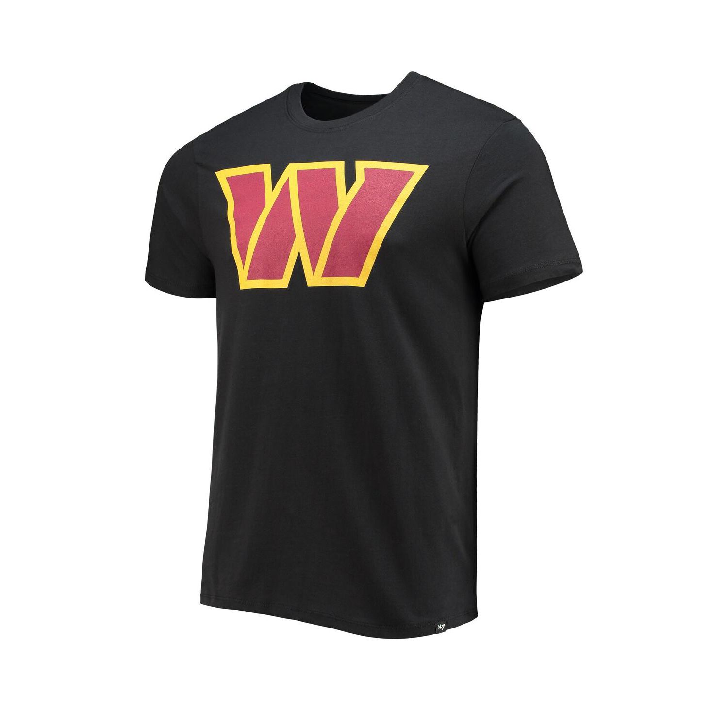 Men's '47 Black Washington Commanders Imprint Super Rival T-shirt