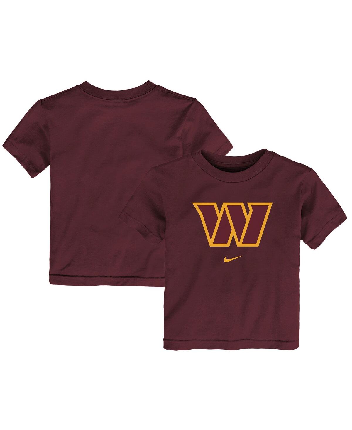 Nike Babies' Preschool Boys And Girls  Burgundy Washington Commanders Team Logo T-shirt