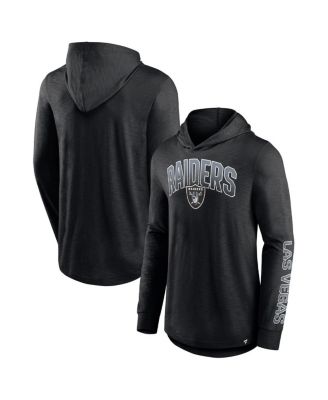 Men's Black Las Vegas Raiders Front Runner Pullover Hoodie