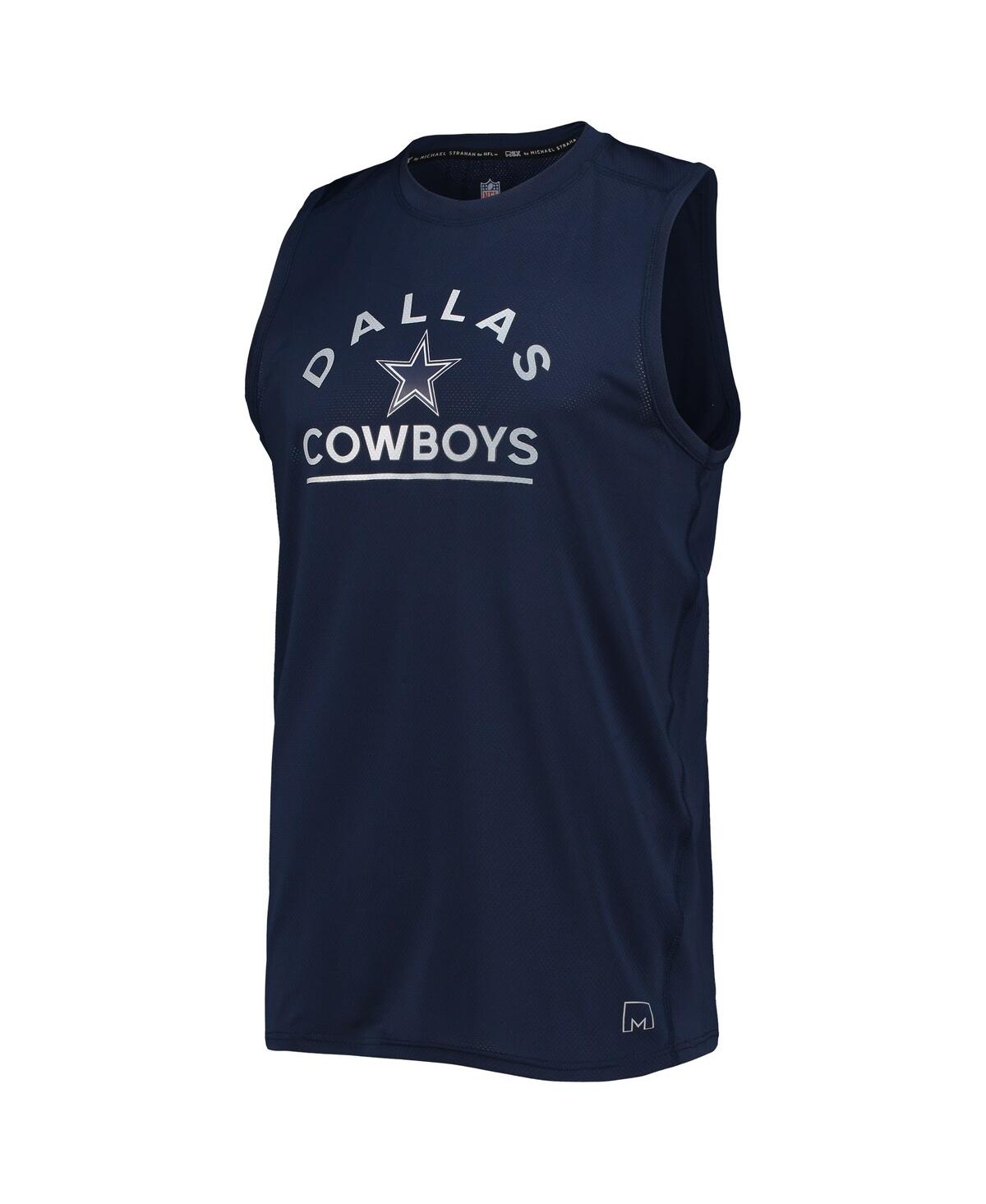 Dallas Cowboys MSX by Michael Strahan Rebound Tank Top - Navy