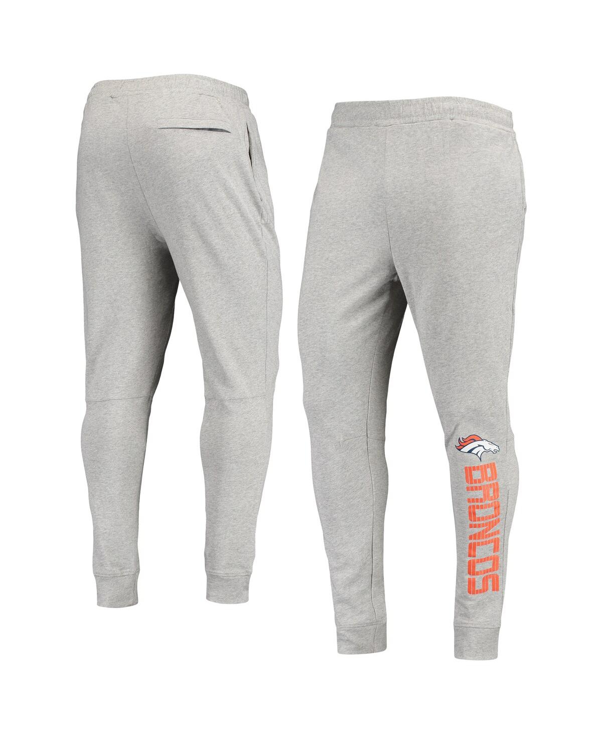 Shop Msx By Michael Strahan Men's  Heathered Gray Denver Broncos Jogger Pants