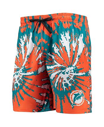 Men's FOCO Aqua Miami Dolphins Retro Static Mesh Lounge Shorts